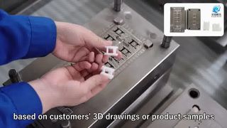 Stampo a iniezione per prodotti di parti in plastica utilizzati nel settore dell'edilizia e della decorazione