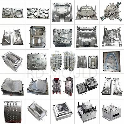 Modellazione ad iniezione di plastica su misura con 250000-300000 colpi La durata della muffa e le opzioni di cavità multiple utilizzando materiali P20/718/738/NAK80/S136/2738/2316