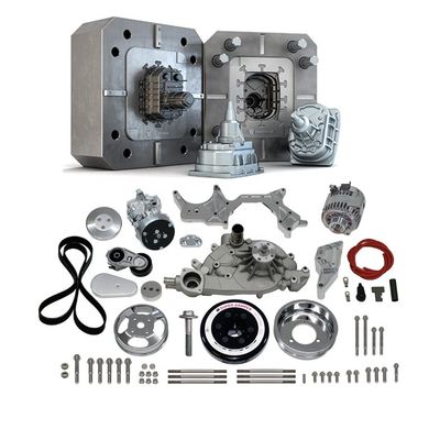 Modalità di modellazione del prodotto di stampo del veicolo Professional Custom Aluminium Casting Die Casting Part Mold con 30 anni di esperienza