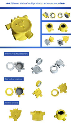 Stampo pressofuso personalizzato con base stampo LKM per la produzione di alluminio e zinco di precisione e 200000-1000000 colpi