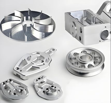 Parti in alluminio pressofuso di dimensioni personalizzate con lavorazione CNC e trattamento superficiale di lucidatura