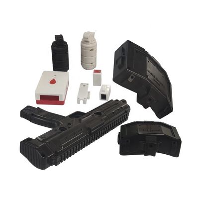 Clampe per stampi per iniezione in plastica a colori personalizzati con disegno su misura e materiale ABS/PA66/PP/PC/PMMA/PSU/PCTG/TPE/TPU/PBT