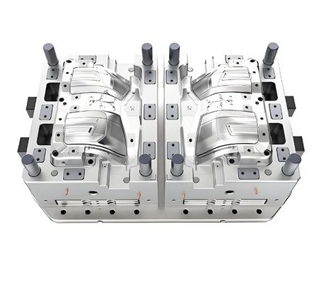 Stampo a iniezione di plastica e strumento di stampaggio a iniezione con P20/718/738/NAK80/S136 per stampo per veicoli 250000-300000 colpi