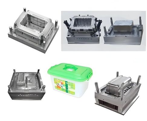 Parti di stampi a iniezione di plastica standard con stampi multi cavità utensili per 500K a 1000K vita dello stampo