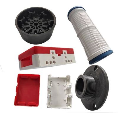 Parti di iniezione in plastica personalizzate con materiali ABS/PA66/PP/PC/PMMA/PSU/PCTG/TPE/TPU/PBT in colori e dimensioni personalizzate
