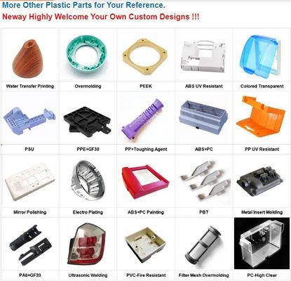 Prodotto domestico in PVC modellato su misura Parti di stampaggio a iniezione di plastica con colori e dimensioni personalizzati