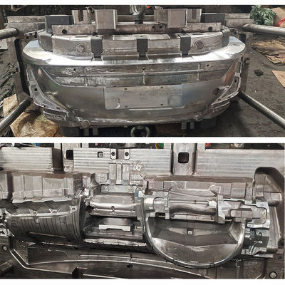 Materiale PC Dispositivi personalizzati per auto Stampo di plastica iniezione di stampo attrezzatura e lucidatura / texture / trattamento termico