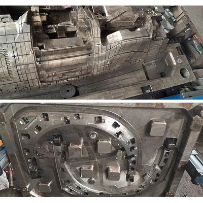 Materiale PC Dispositivi personalizzati per auto Stampo di plastica iniezione di stampo attrezzatura e lucidatura / texture / trattamento termico