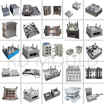 Modellazione ad iniezione di plastica su misura con 250000-300000 colpi La durata della muffa e le opzioni di cavità multiple utilizzando materiali P20/718/738/NAK80/S136/2738/2316