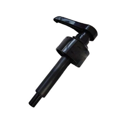 Testa di pompa di lozione di plastica con becco lungo pompa di dispenser nera per shampoo lozione per il corpo bottiglia cosmetica