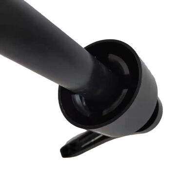 Testa di pompa di lozione di plastica con becco lungo pompa di dispenser nera per shampoo lozione per il corpo bottiglia cosmetica